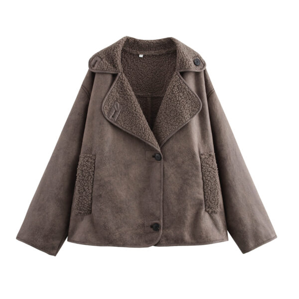 Bronzing Double Sided Jacket Coat - Image 4