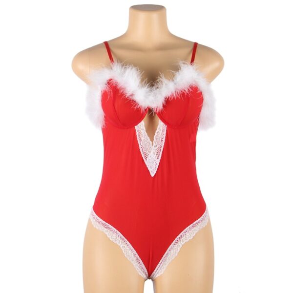 Christmas Sexy Lingerie Jumpsuit Sexy Sling Pajamas - Image 2