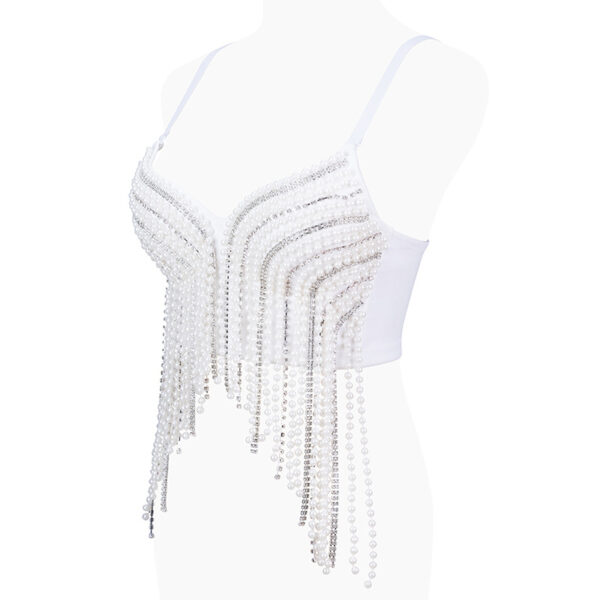 Pearl Diamond Boning Corset - Image 5